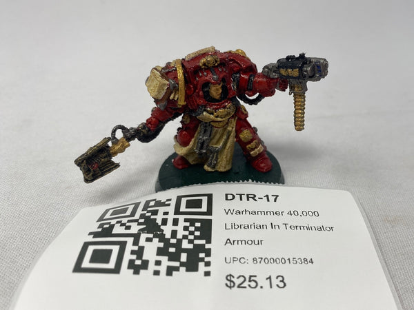 Warhammer 40,000 Librarian In Terminator Armour DTR-17