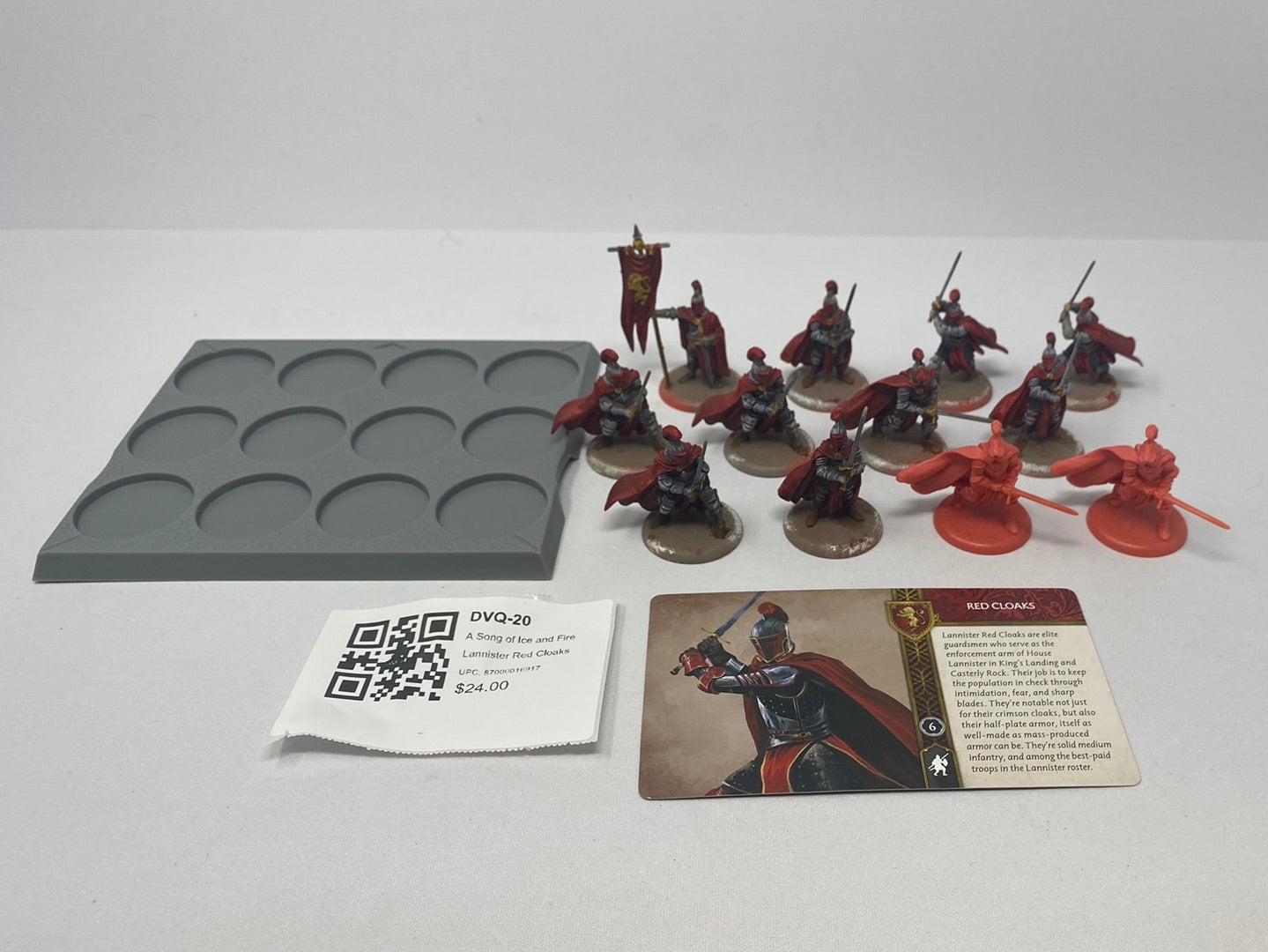 A Song of Ice and Fire Lannister Red Cloaks DVQ20 Frontline Gaming