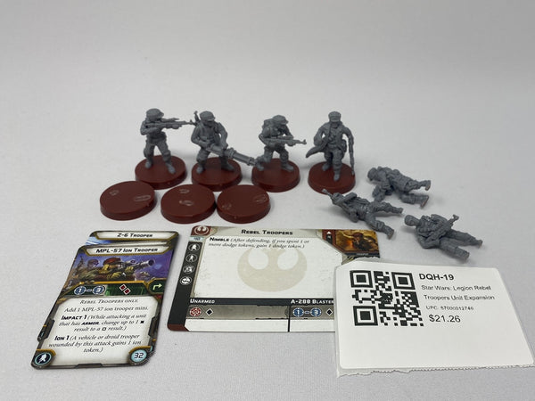 Star Wars: Legion Rebel Troopers Unit Expansion DQH-19