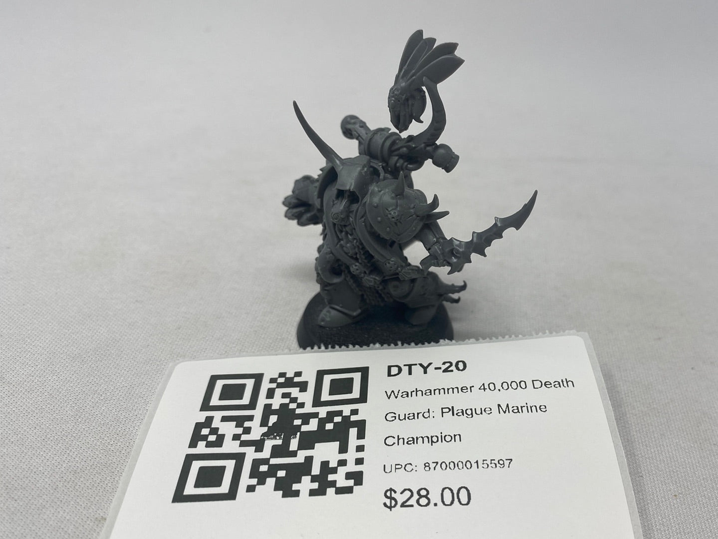 Warhammer 40,000 Death Guard: Plague Marine Champion DTY-20
