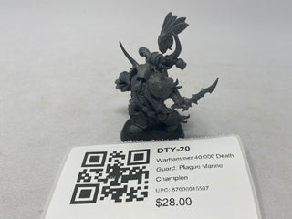 Warhammer 40,000 Death Guard: Plague Marine Champion DTY-20