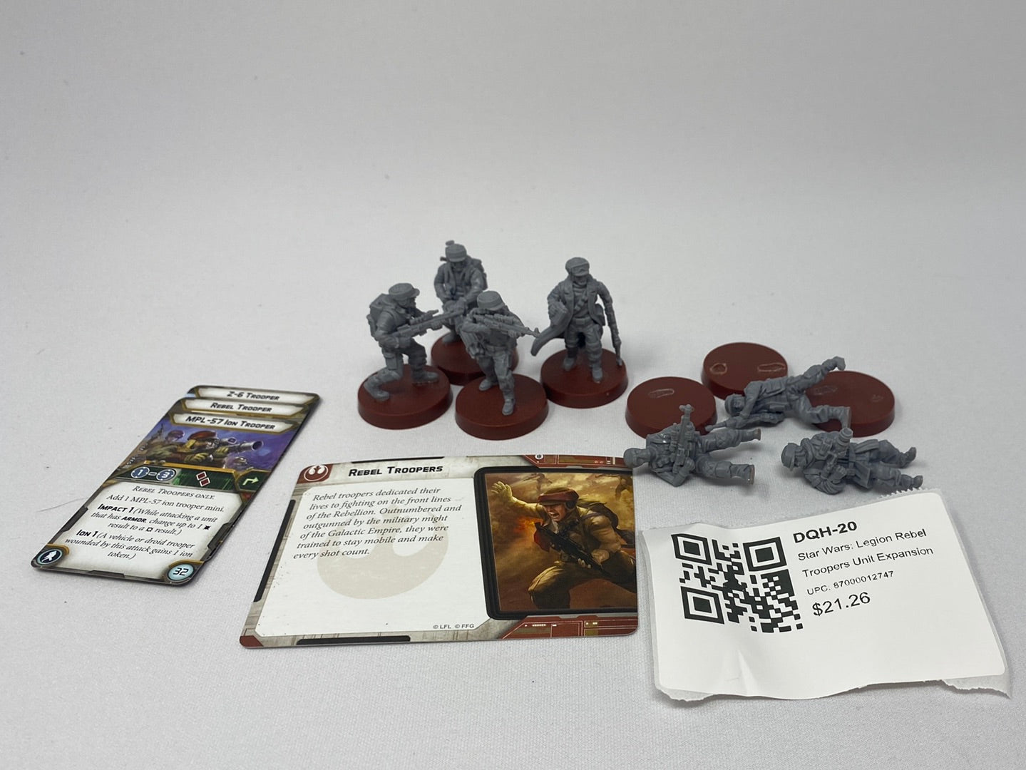 Star Wars: Legion Rebel Troopers Unit Expansion DQH-20