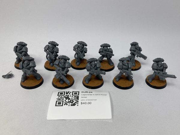 Legionaries in MKVI Power Armor DJR-24