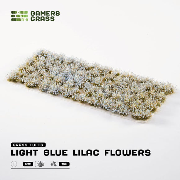 Light Blue Lilac Flowers - contents