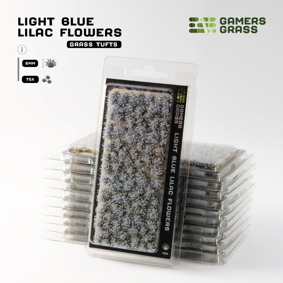 Light Blue Lilac Flowers - package