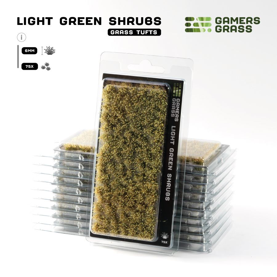 Light Green Shrubs - package
