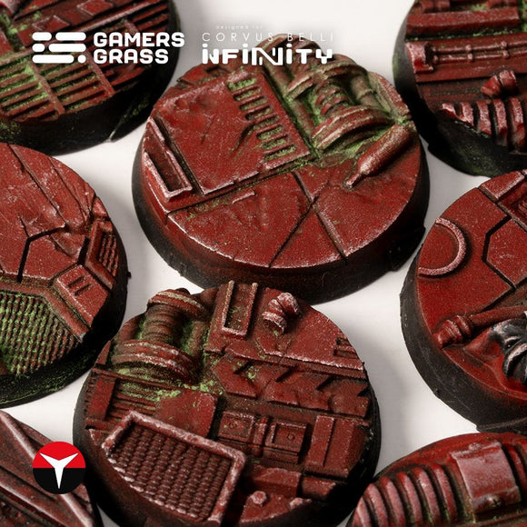 Gamers Grass: Nomad Crew Deck - Round 25mm (8x)