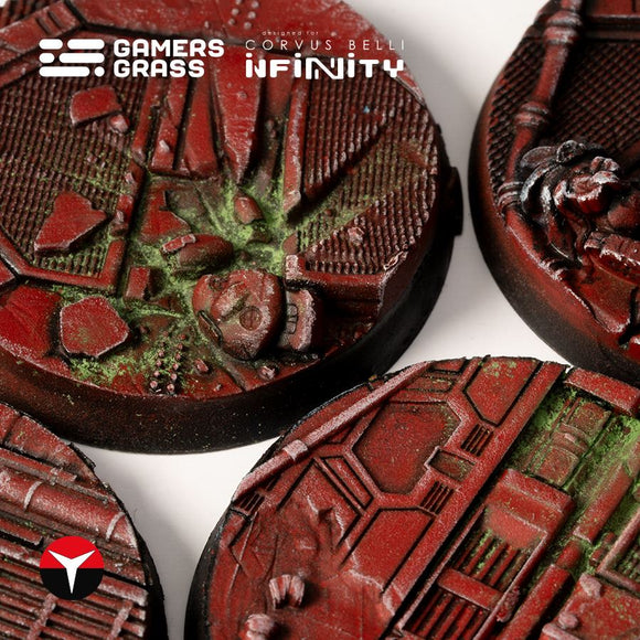 Gamers Grass: Nomad Crew Deck - Round 40mm (4x)