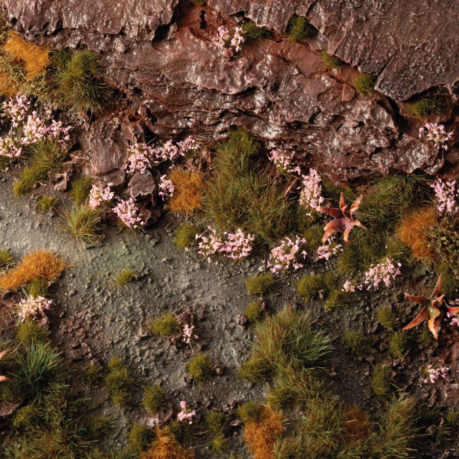 Pink Orchid Tiny Flowers - diorama