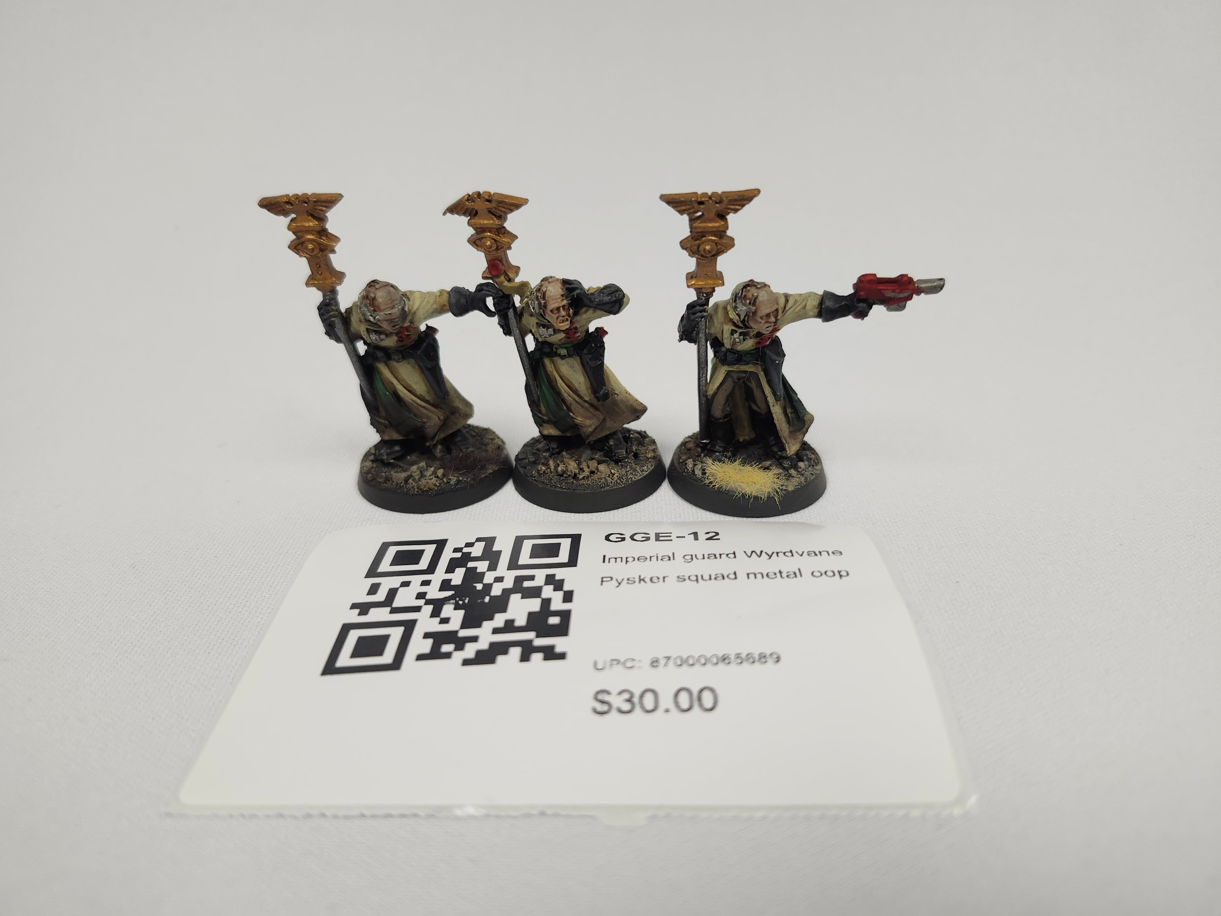 Imperial guard Wyrdvane Pysker squad metal oop GGE-12