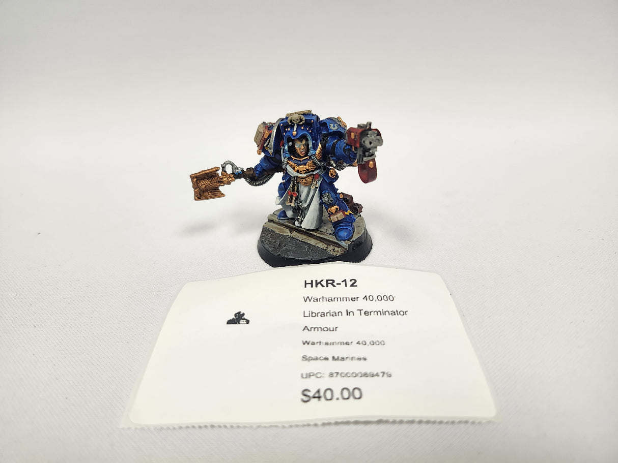 Warhammer 40,000 Librarian In Terminator Armour HKR-12