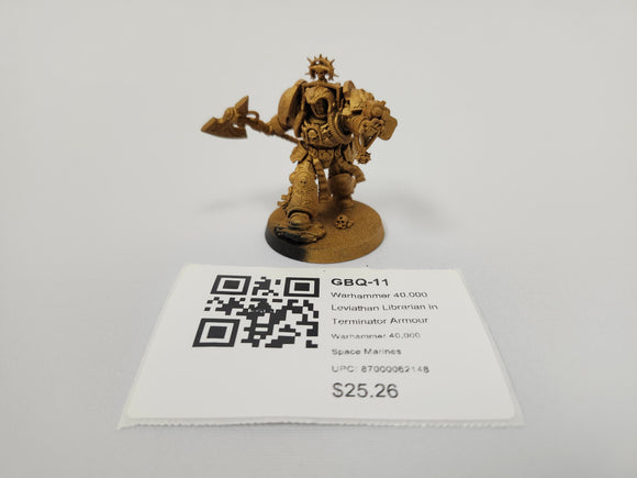 Warhammer 40,000 Leviathan Librarian in Terminator Armour GBQ-11