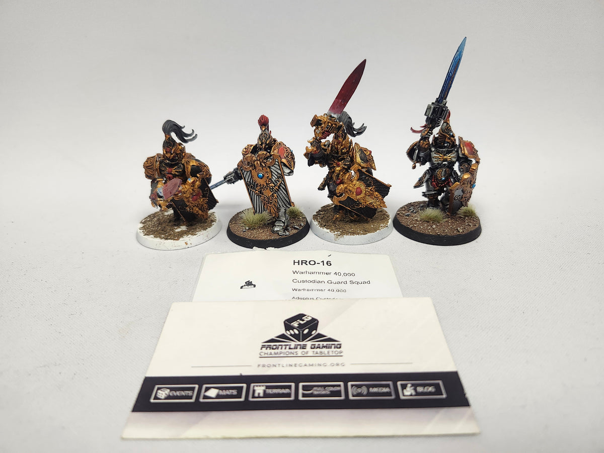 Warhammer 40,000 Custodian Guard Squad HRO-16