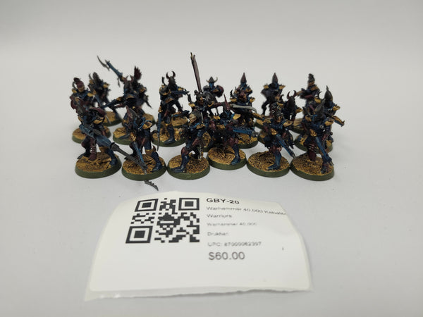 Warhammer 40,000 Kabalite Warriors GBY-20