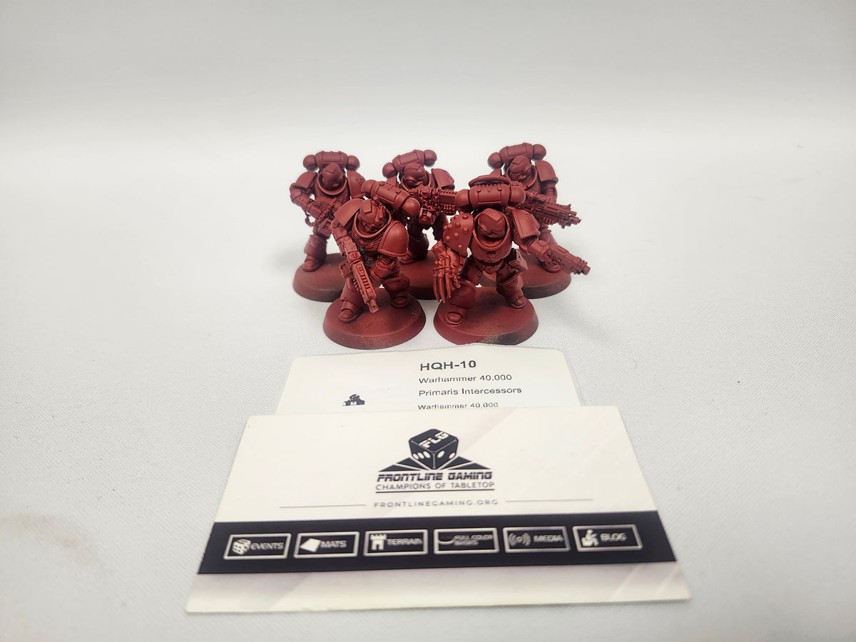 Warhammer 40,000 Primaris Intercessors HQH-10