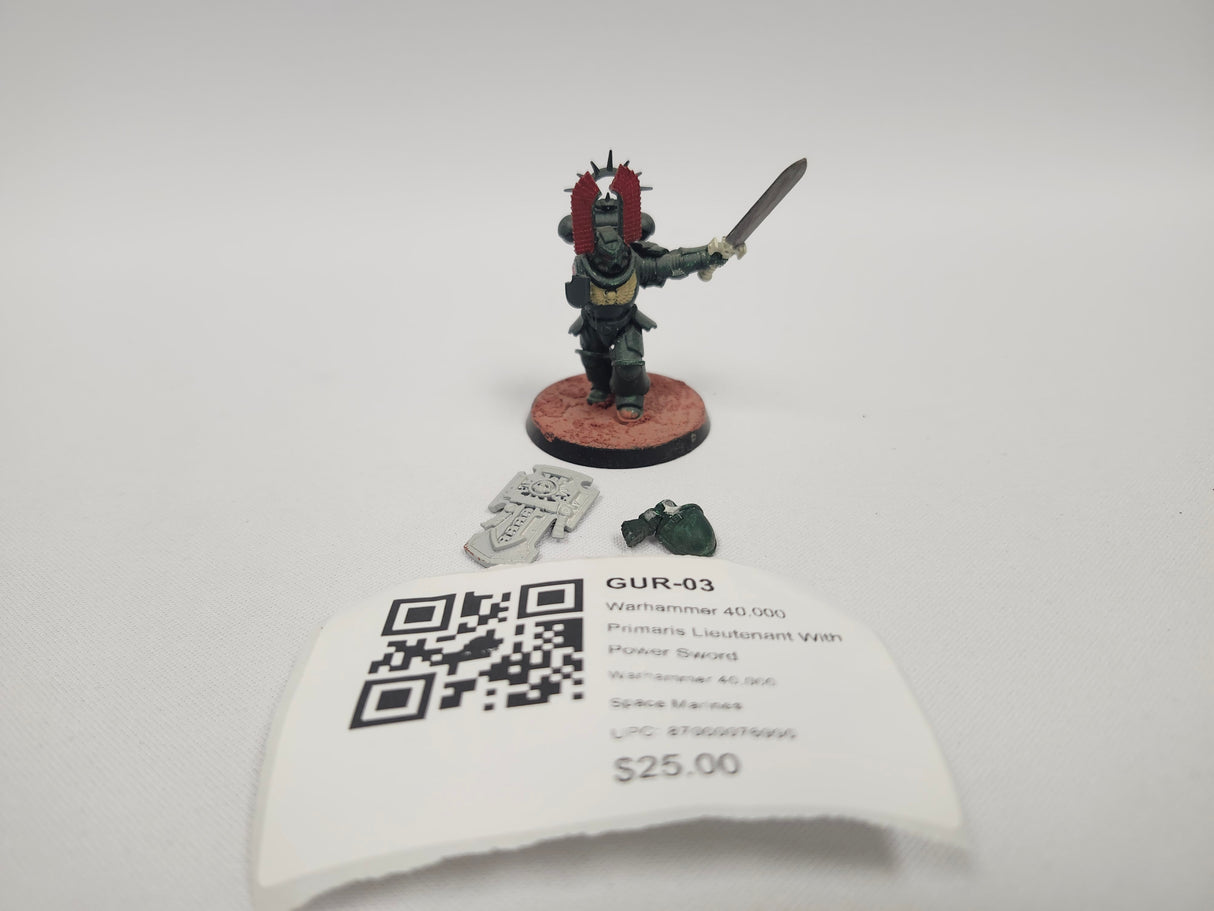 Warhammer 40,000 Primaris Lieutenant With Power Sword GUR-03