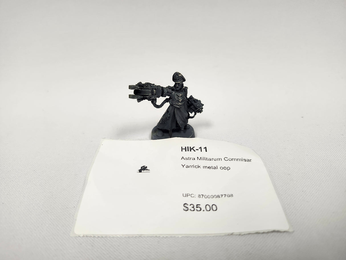 Astra Militarum Commisar Yarrick metal oop HIK-11