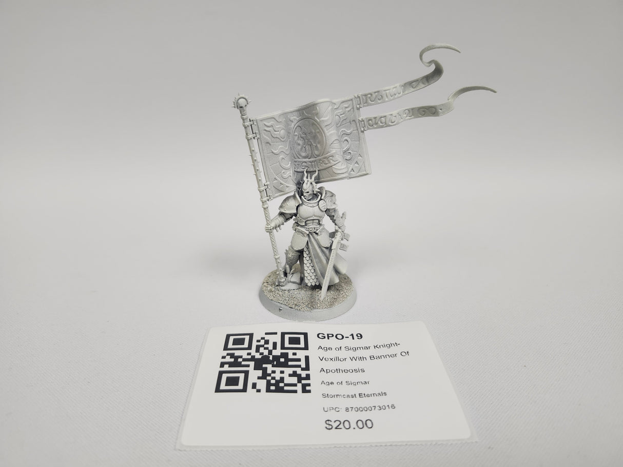 Age of Sigmar Knight-Vexillor With Banner Of Apotheosis GPO-19