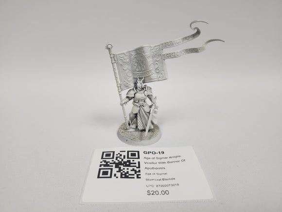 Age of Sigmar Knight-Vexillor With Banner Of Apotheosis GPO-19