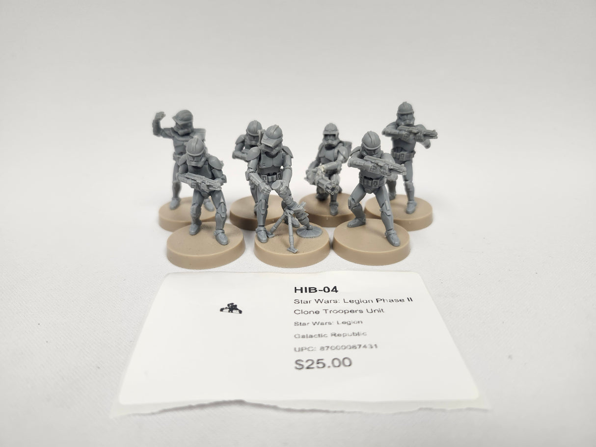 Star Wars: Legion Phase II Clone Troopers Unit HIB-04