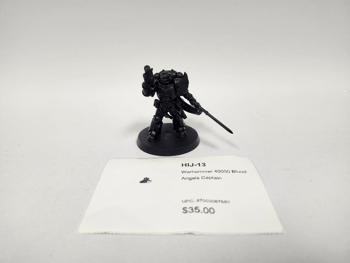 Warhammer 40000 Blood Angels Captain HIJ-13