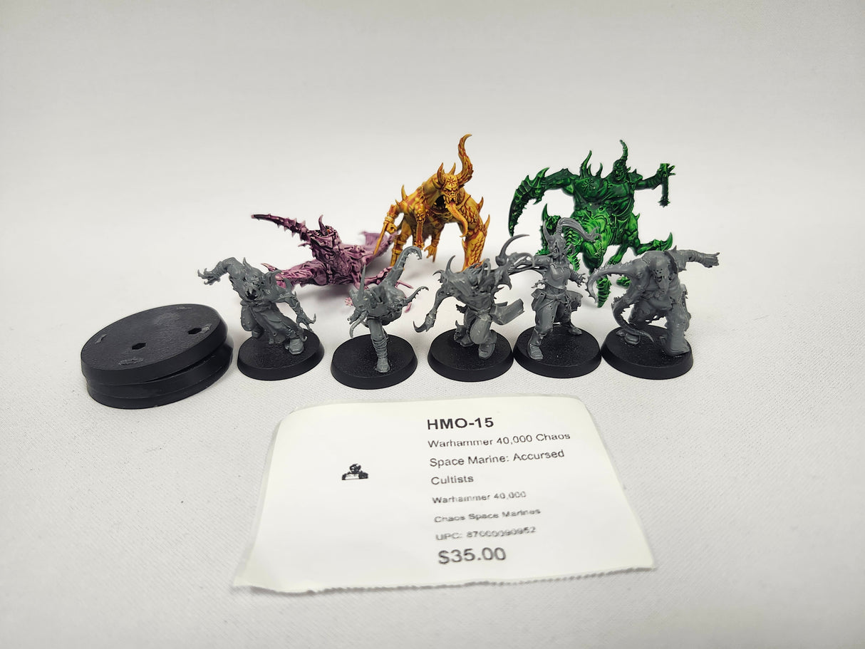 Warhammer 40,000 Chaos Space Marine: Accursed Cultists HMO-15