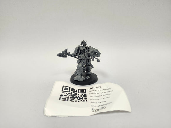 Warhammer 40,000 Leviathan Librarian in Terminator Armour HBC-07