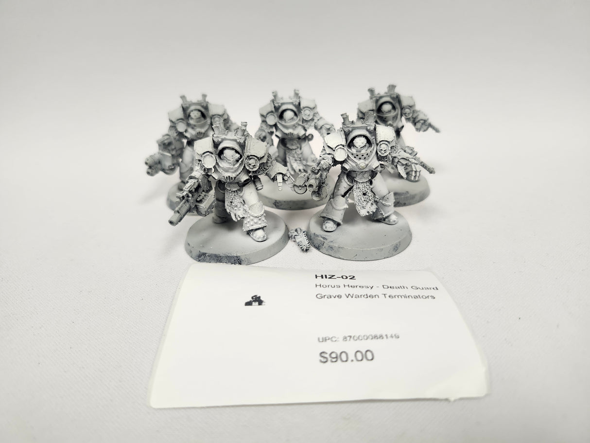 Horus Heresy - Death Guard Grave Warden Terminators HIZ-02