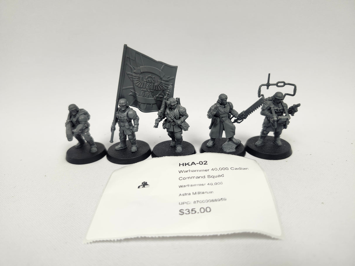 Warhammer 40,000 Cadian Command Squad HKA-02