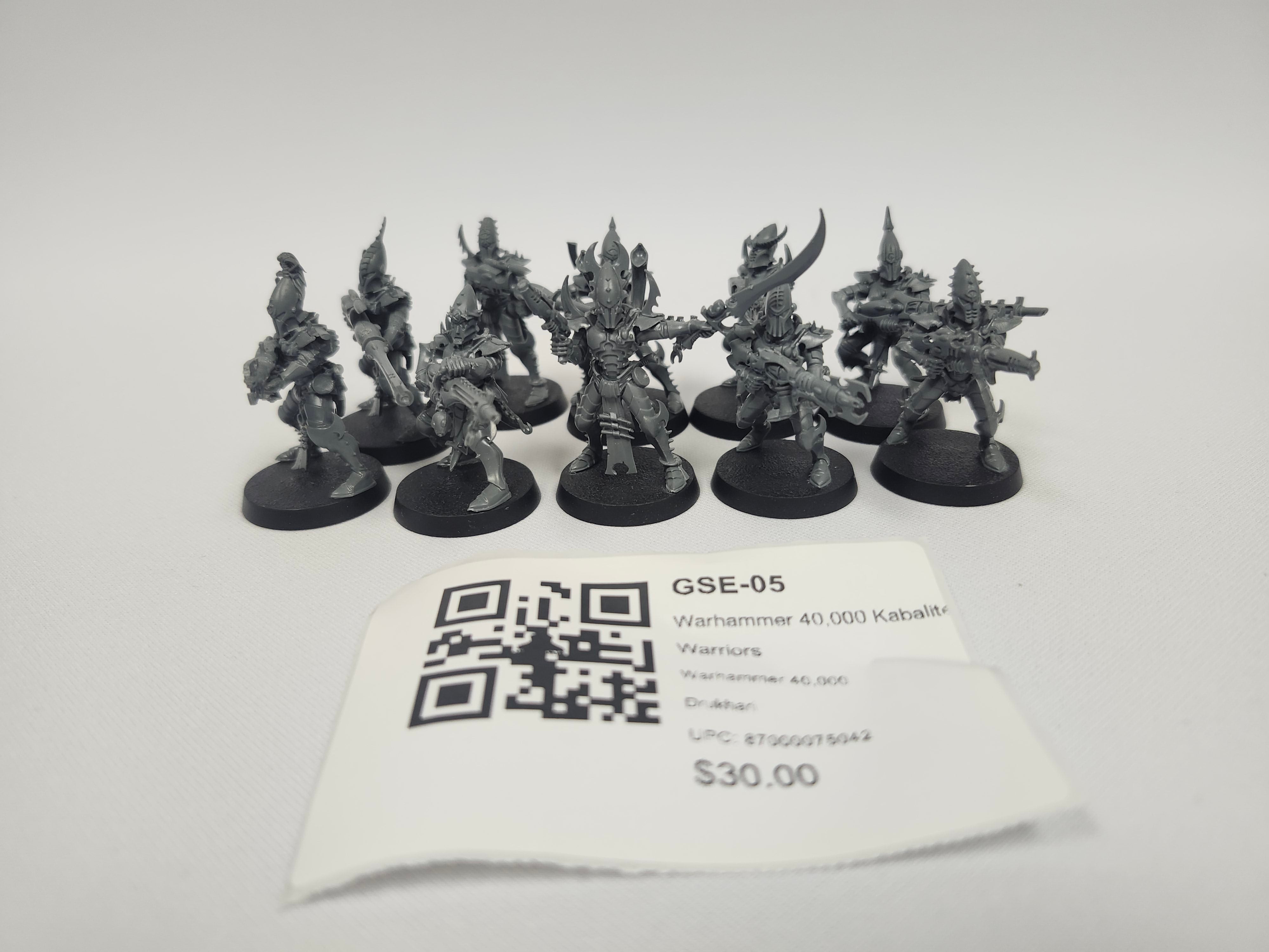 Warhammer 40,000 Kabalite Warriors GSE-05