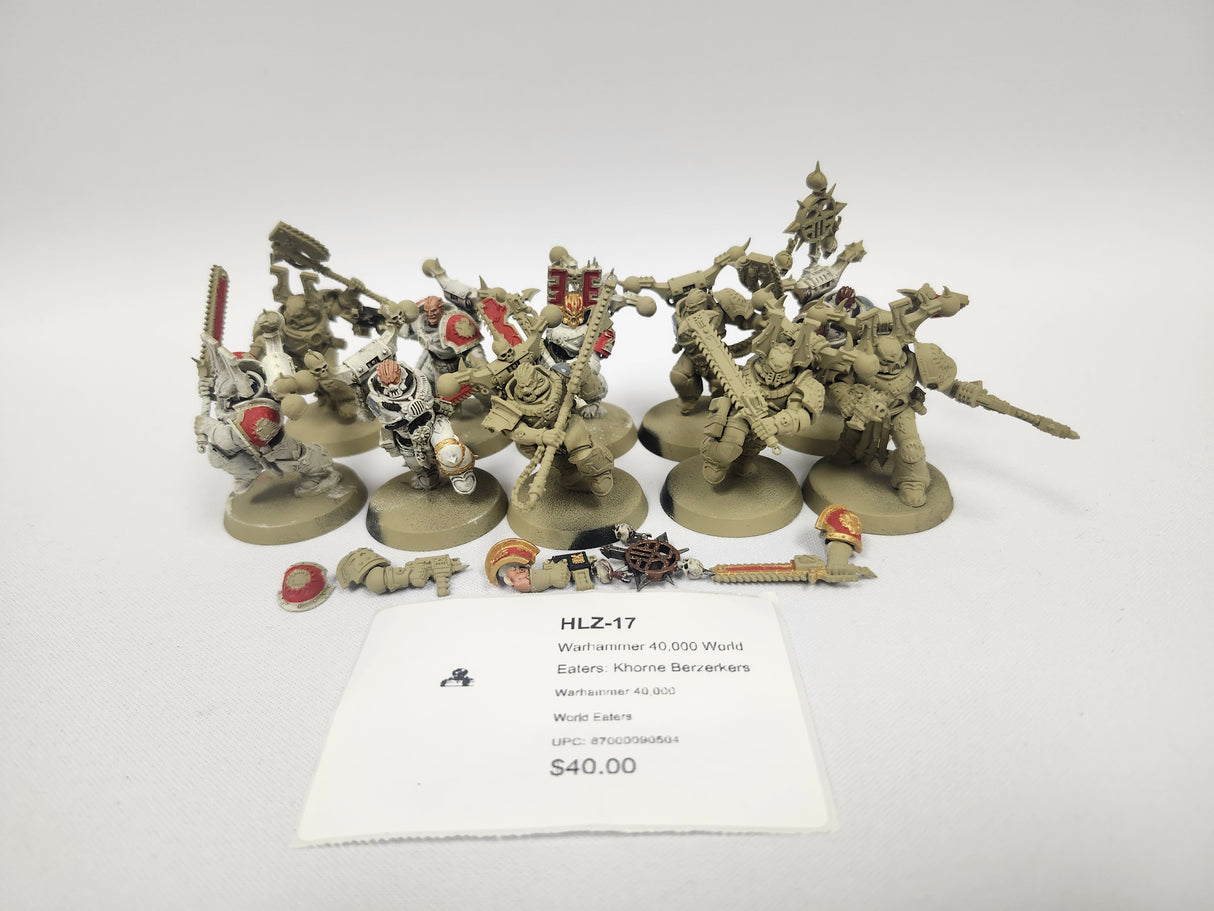 Warhammer 40,000 World Eaters: Khorne Berzerkers HLZ-17