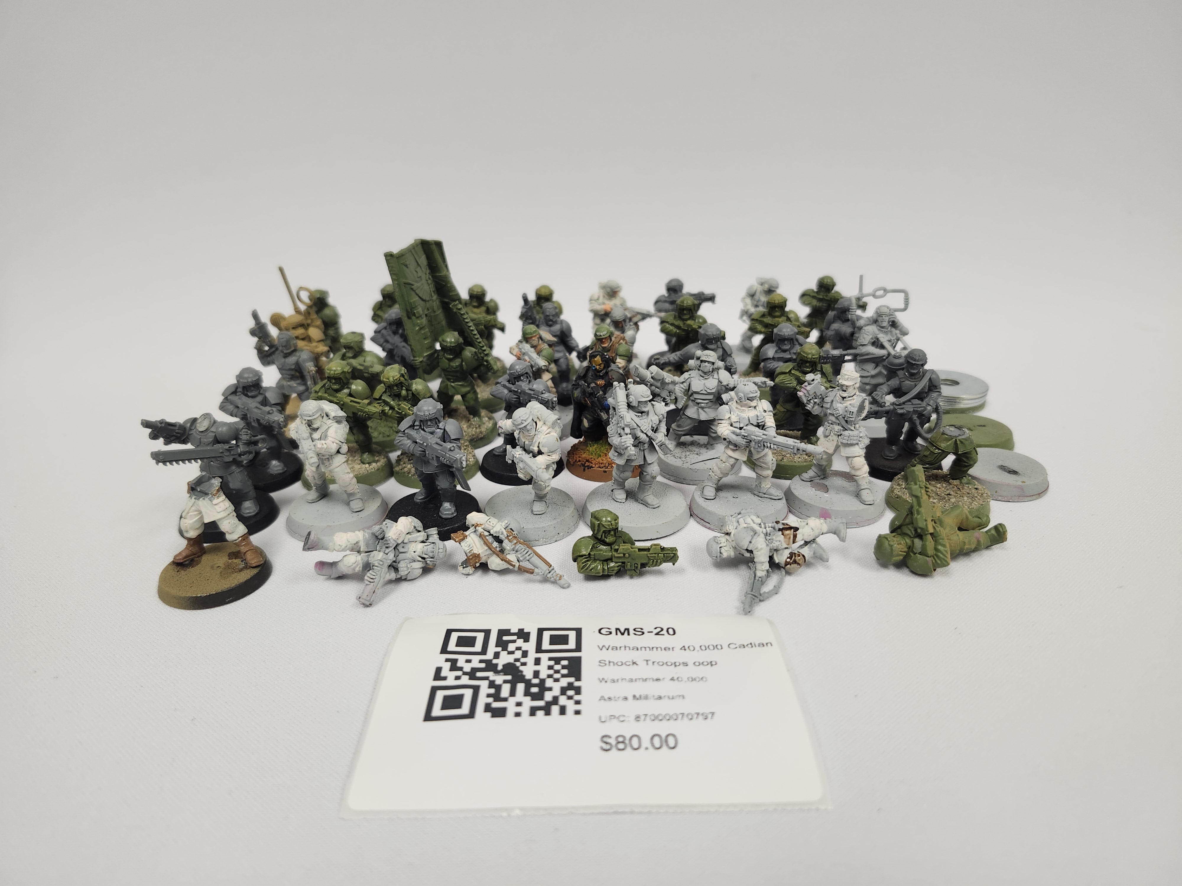 Warhammer 40,000 Cadian Shock Troops oop GMS-20