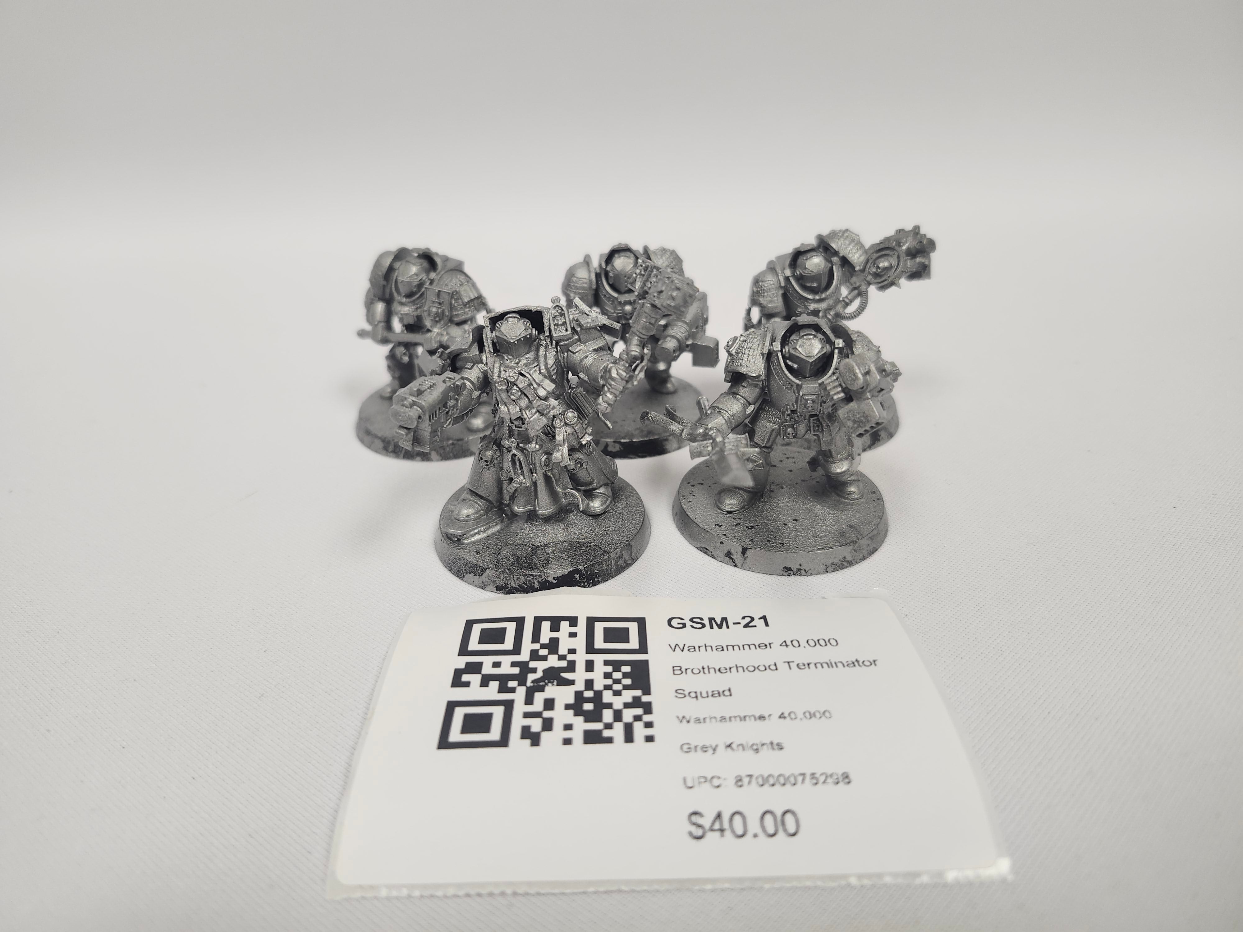Warhammer 40,000 Brotherhood Terminator Squad GSM-21