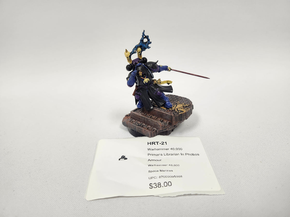 Warhammer 40,000 Primaris Librarian In Phobos Armour HRT-21