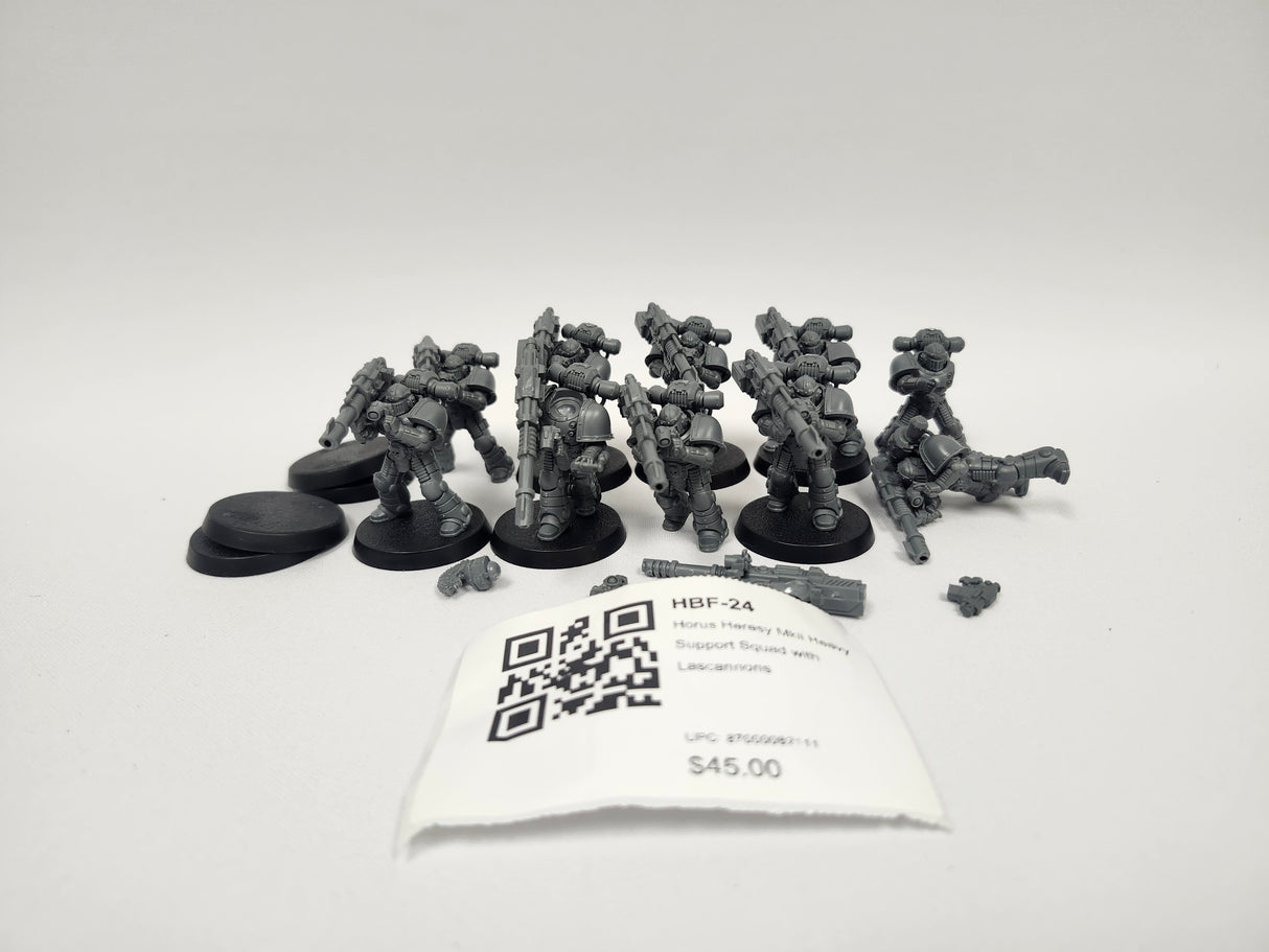 Horus Heresy Mkii Heavy Support Squad with Lascannons HBF-24
