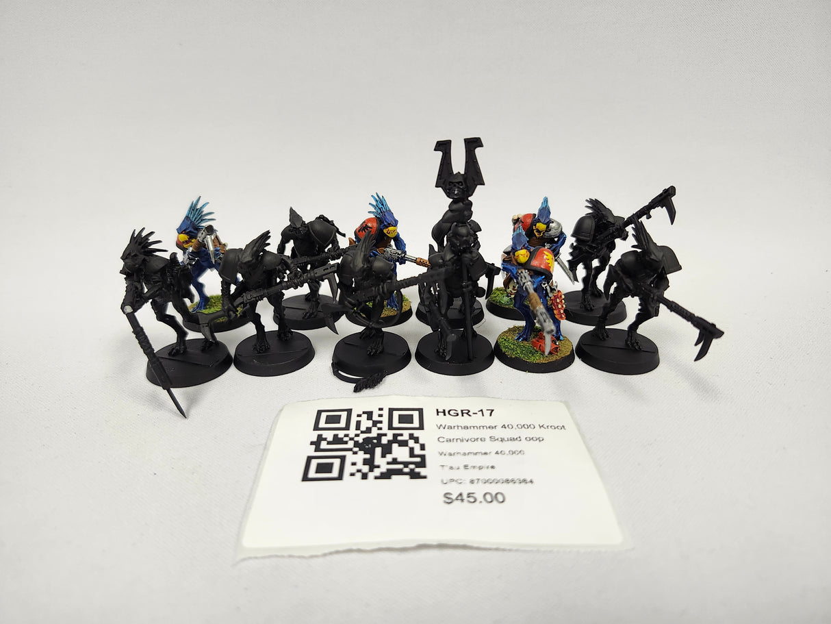 Warhammer 40,000 Kroot Carnivore Squad oop HGR-17