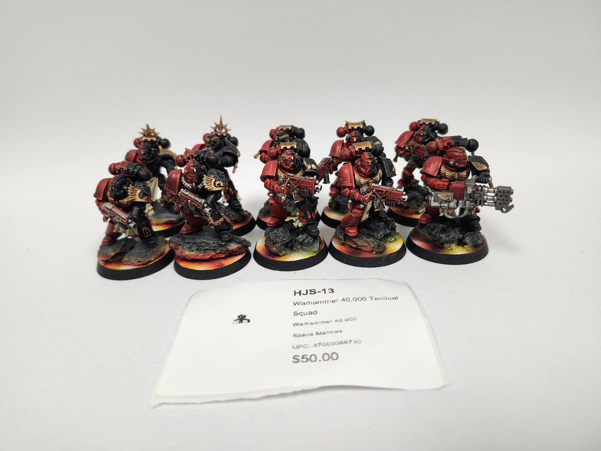 Warhammer 40,000 Tactical Squad HJS-13