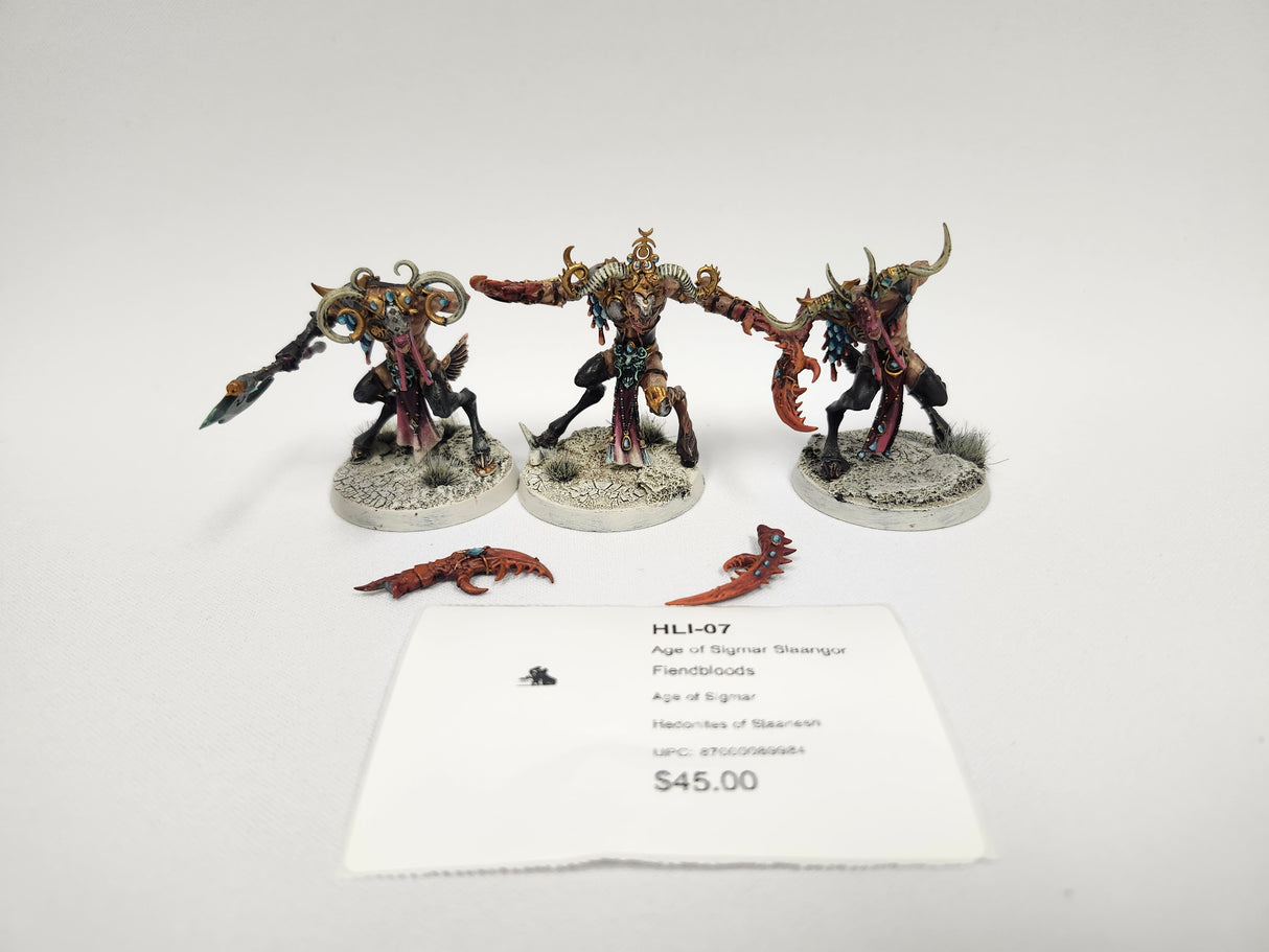 Age of Sigmar Slaangor Fiendbloods HLI-07
