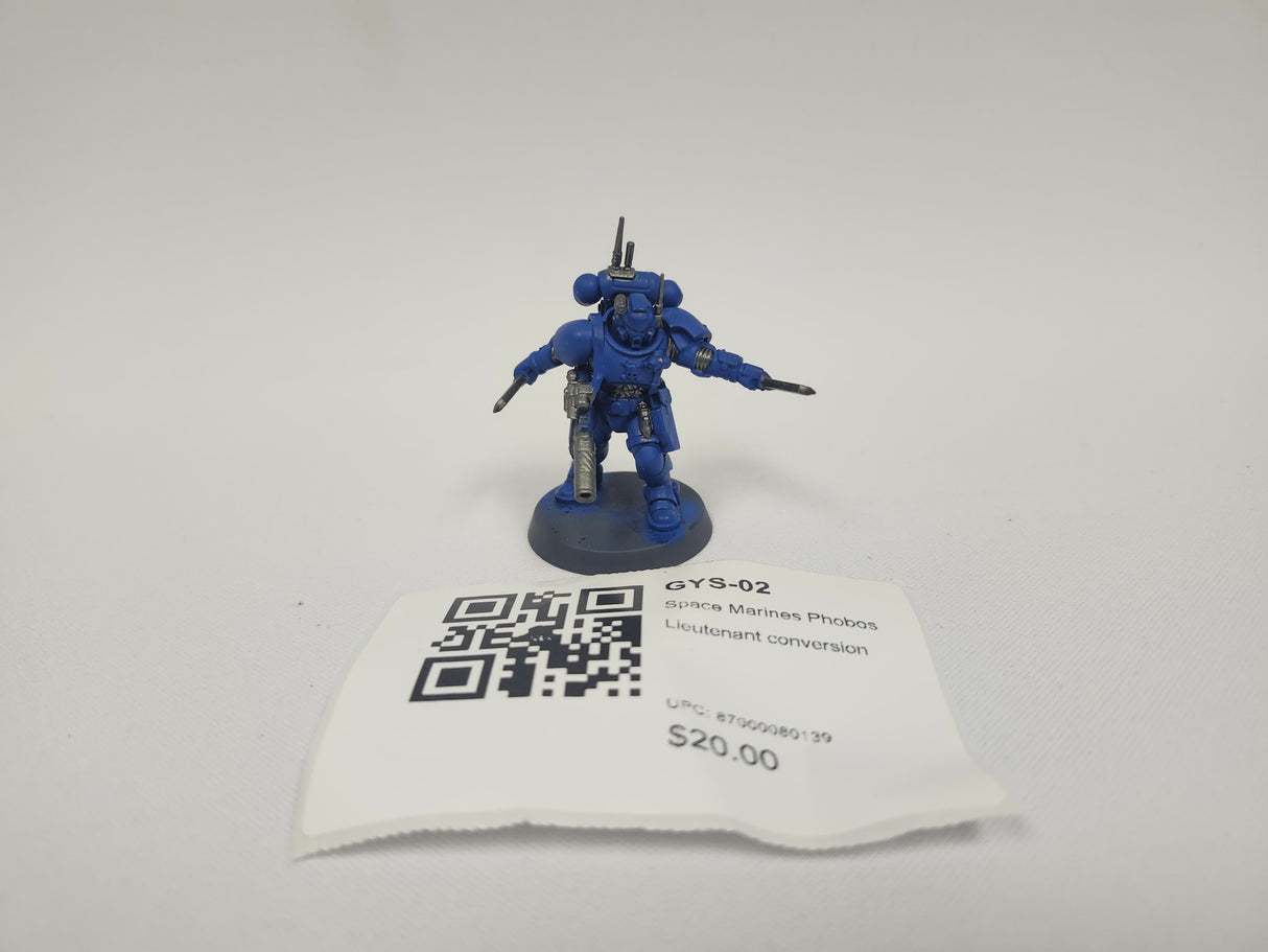 Space Marines Phobos Lieutenant conversion GYS-02
