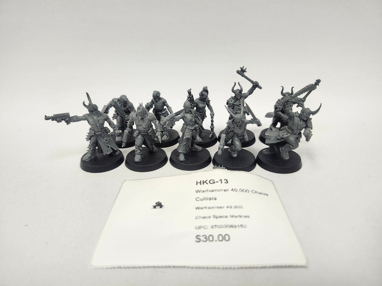 Warhammer 40,000 Chaos Cultists HKG-13