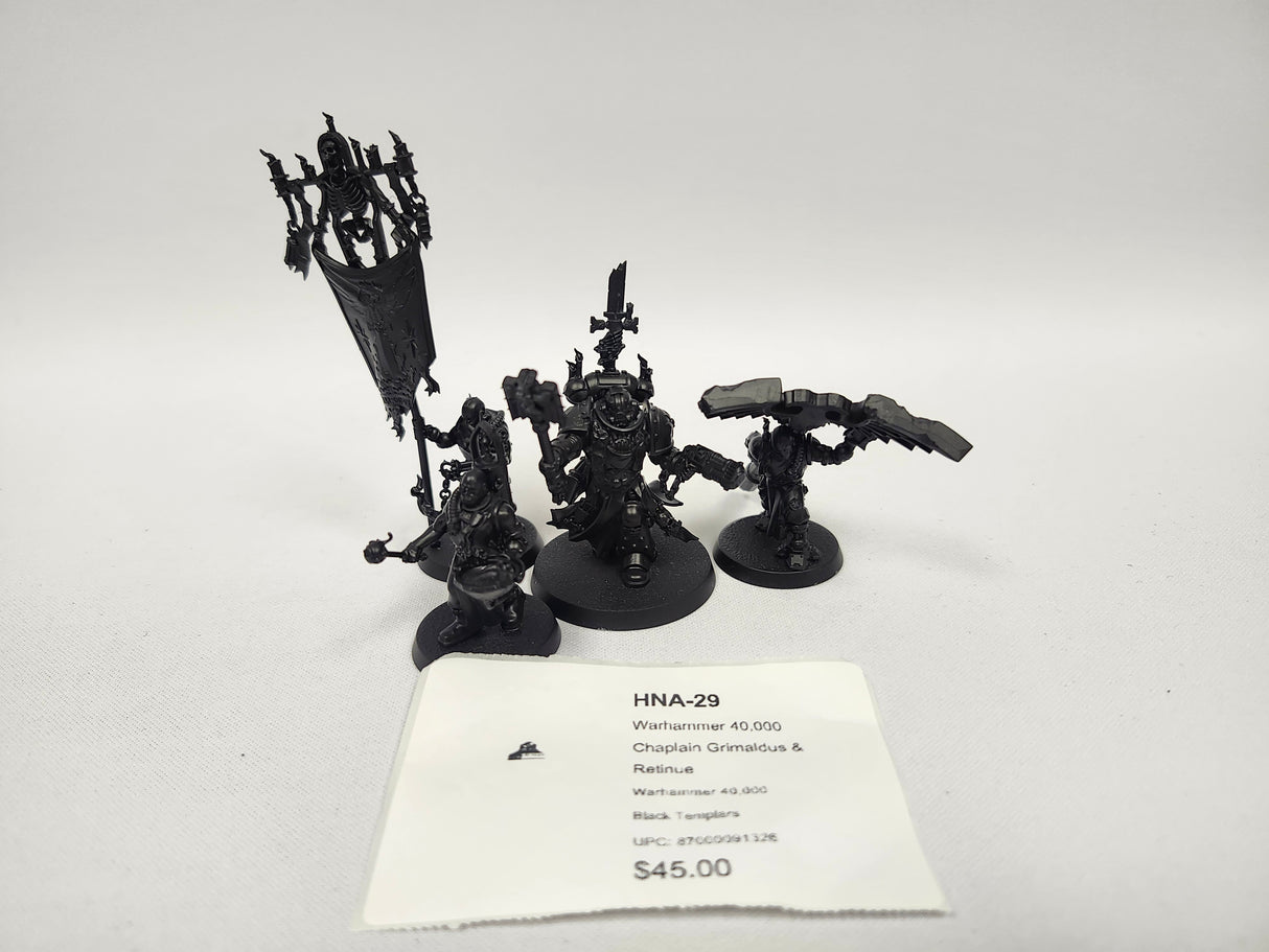 Warhammer 40,000 Chaplain Grimaldus & Retinue HNA-29