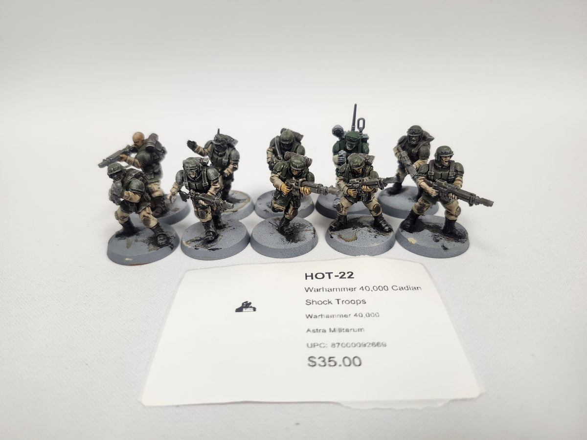 Warhammer 40,000 Cadian Shock Troops HOT-22