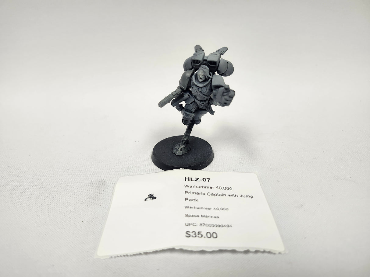 Warhammer 40,000 Primaris Captain with Jump Pack HLZ-07