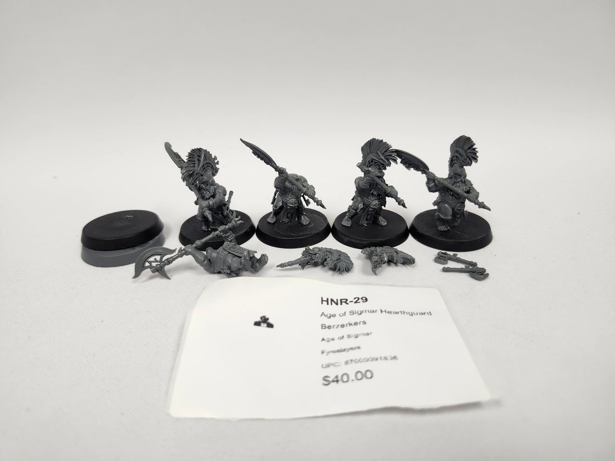 Age of Sigmar Hearthguard Berzerkers HNR-29