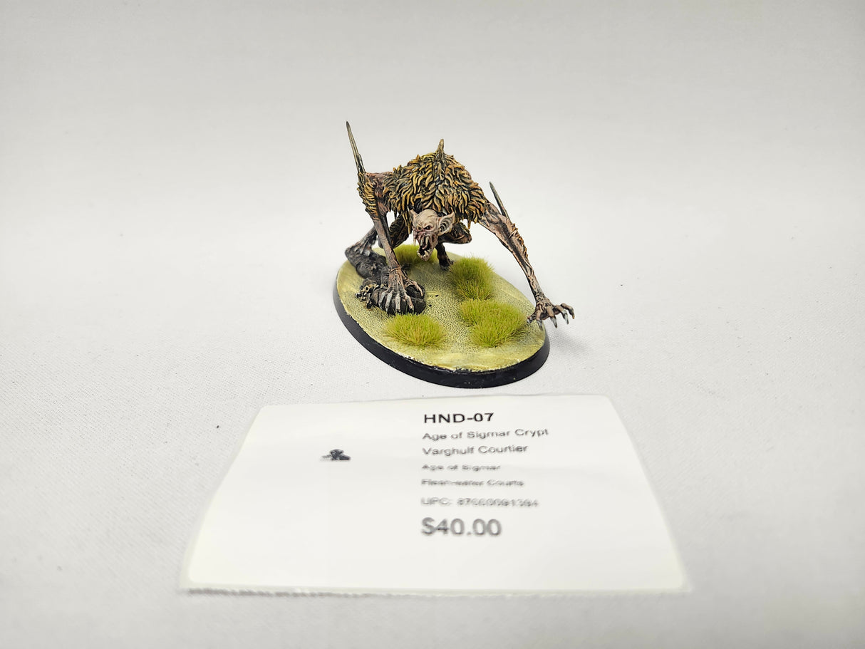 Age of Sigmar Crypt Varghulf Courtier HND-07