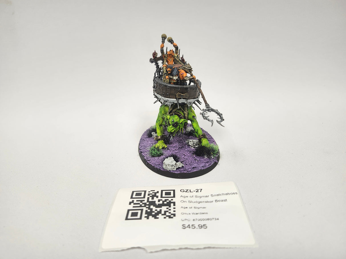 Age of Sigmar Snatchaboss On Sludgeraker Beast GZL-27