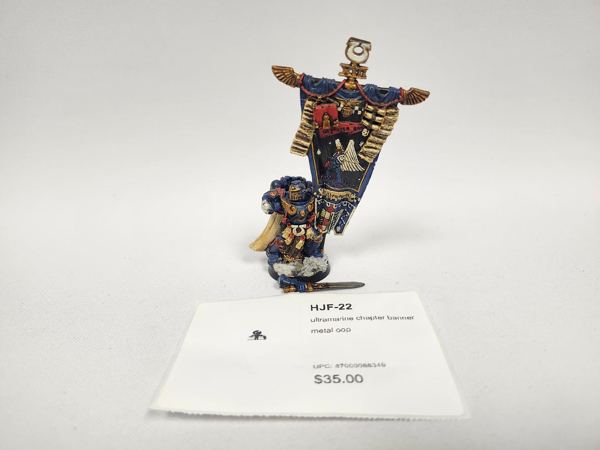 ultramarine chapter banner metal oop HJF-22