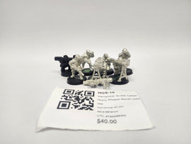 Warhammer 40,000 Cadian Heavy Weapon Squad metal oop HGS-16