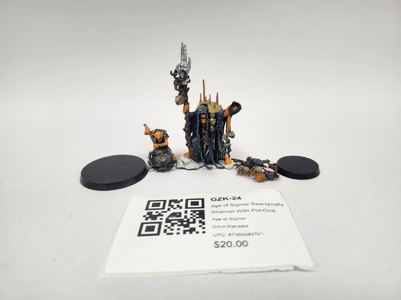 Age of Sigmar Swampcalla Shaman With Pot-Grot GZK-24