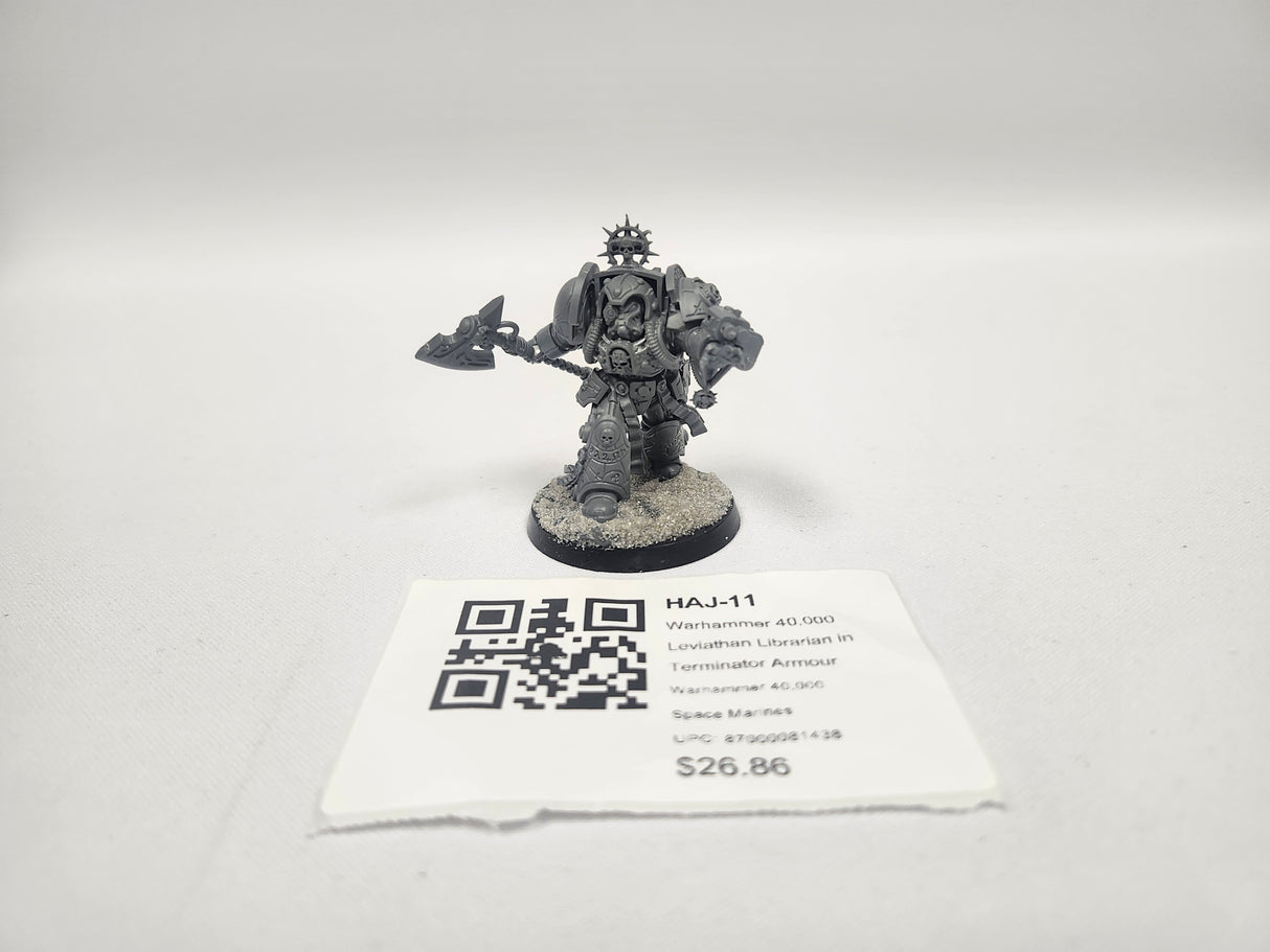 Warhammer 40,000 Leviathan Librarian in Terminator Armour HAJ-11